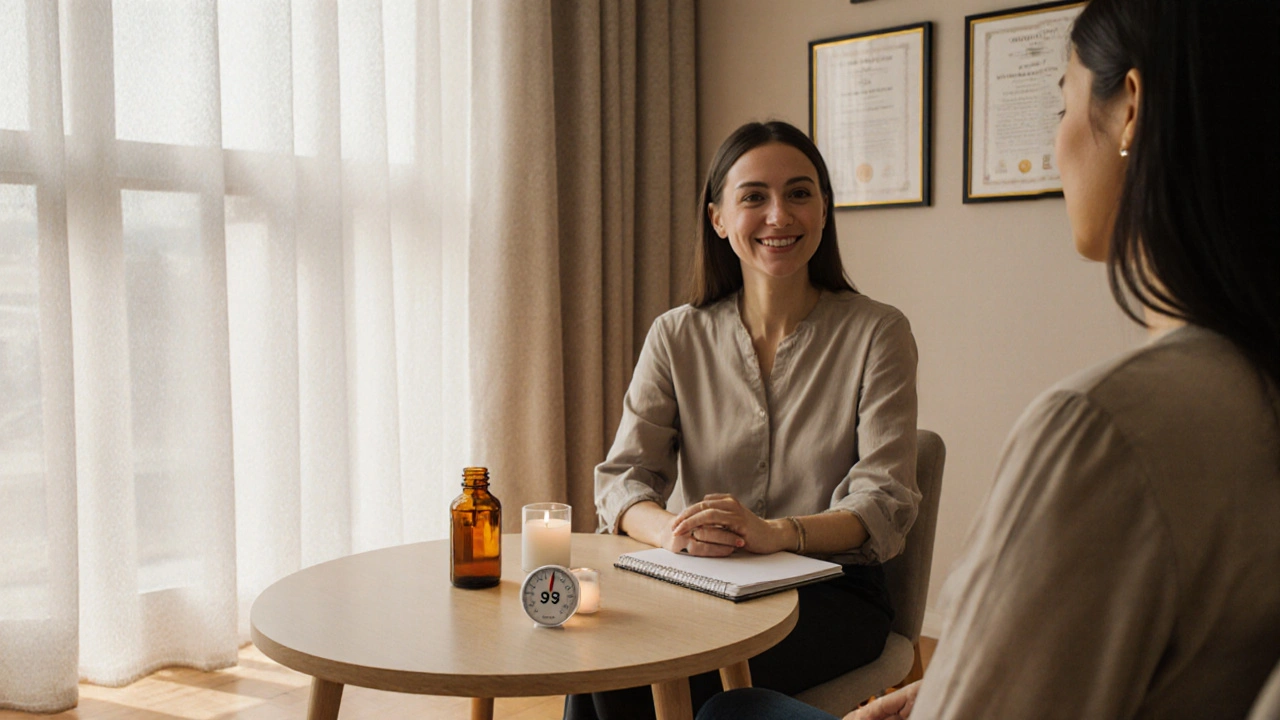 Tantrická masáž pri dyspareunii - mapovanie bolesti dotykom