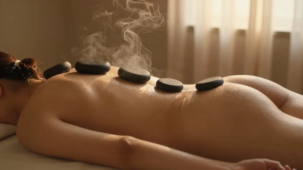 Masáž lavaovými kameňmi: Ako sa na ne pripraviť