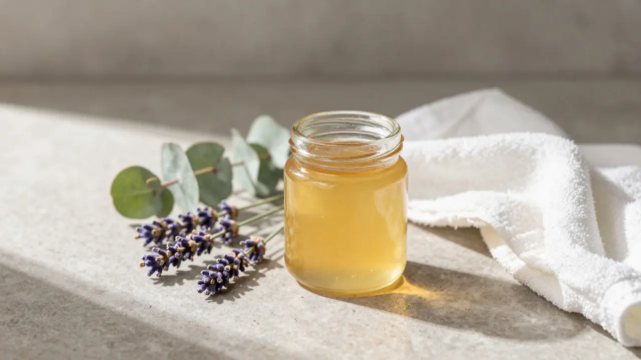 Prírodné ingrediencie: med, levanduľa a eukalyptus
